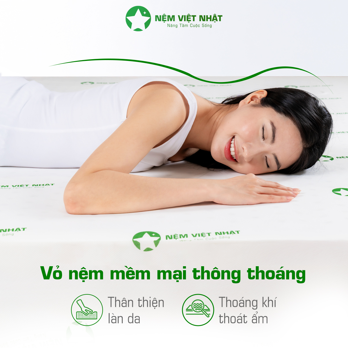 Nệm Foam Việt Nhật Sora – Sora 3 1